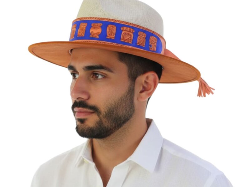 Toquilla Para Sombrero Pintado Artesanal