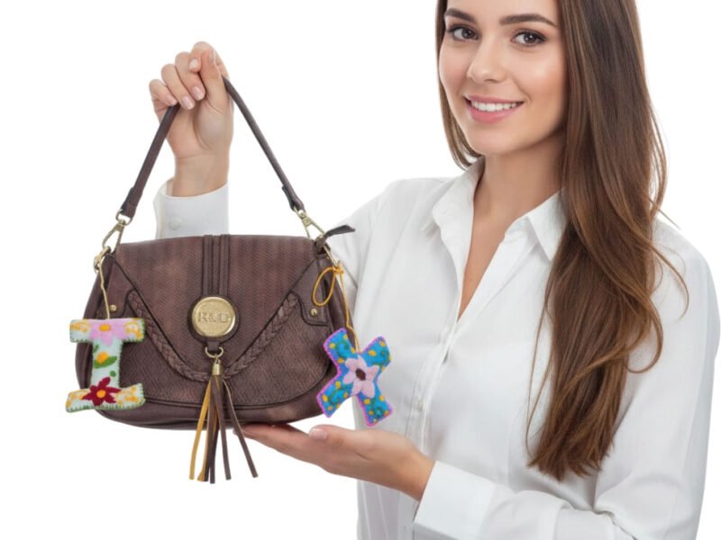 Letras De Fieltro Bordadas A Mano Adornos Colgantes Artesanal