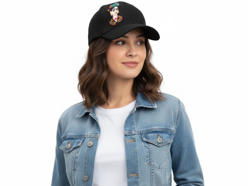 Gorra De Frida Kahlo Hecha A Mano Con Chaquira Artesanal