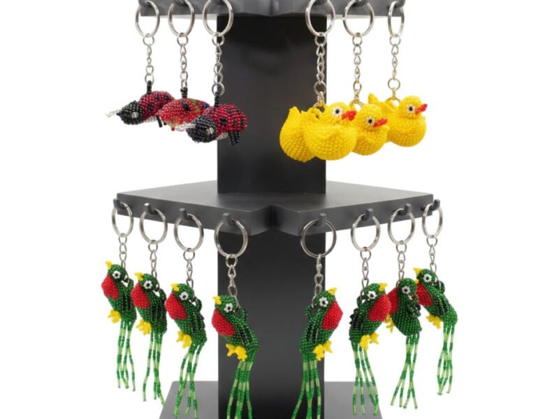 Llaveros De Chaquira Huichol Artesanal