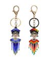 Llavero Artesanal Frida Kahlo De Chaquira Hecho A Mano