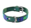 Collar de Piel para Perro Grande 50cm con Tejido Artesanal Mexicano