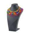 Collar Pechera de Chaquira Tejida a Mano Artesanal Mexicana