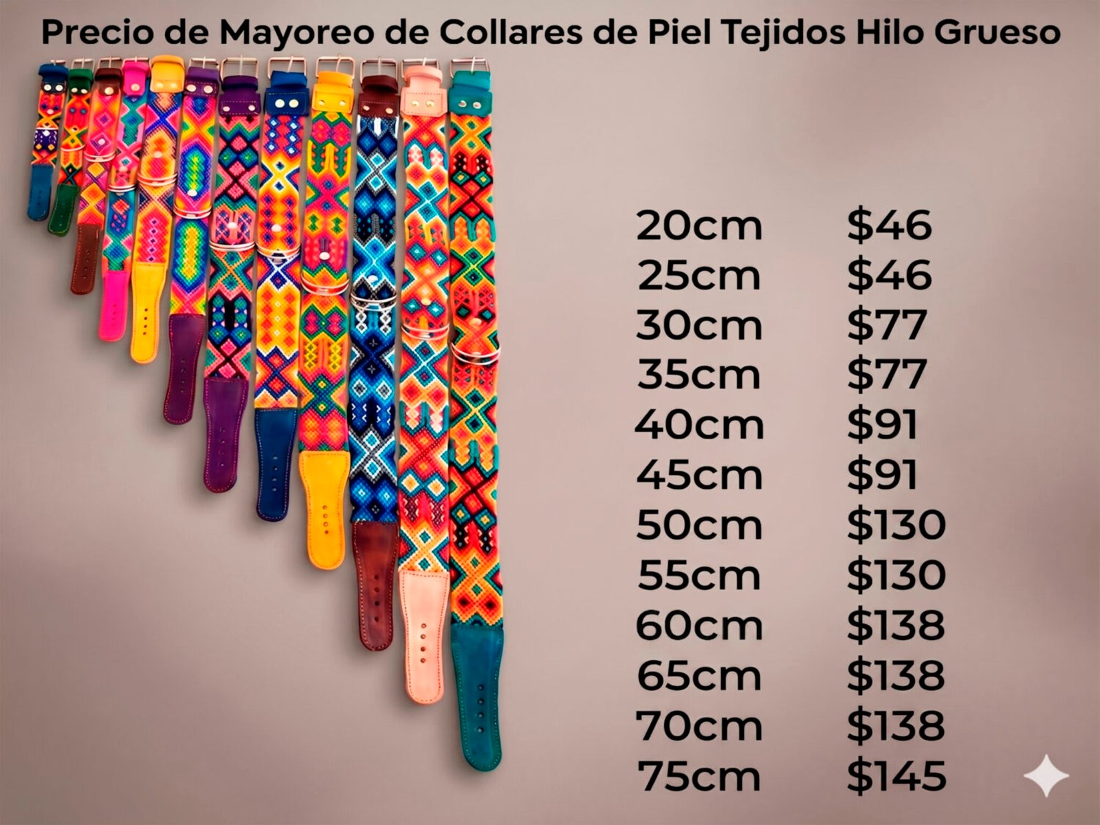 Collares hilo grueso