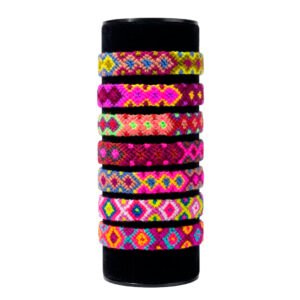 Pulsera Hippie Boho Tejida de Hilo Artesanal Unisex