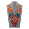 Collar Largo de Chaquira Huichol Arte Mexicano Hecho a Mano