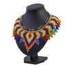 Collar Gargantilla de Chaquira Artesanal Huichol Hecho a Mano