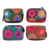 Monederos Artesanales Bordados De Flores