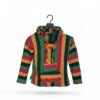 Sudadera De Jerga Artesanal Unisex Con Capucha Mexicana
