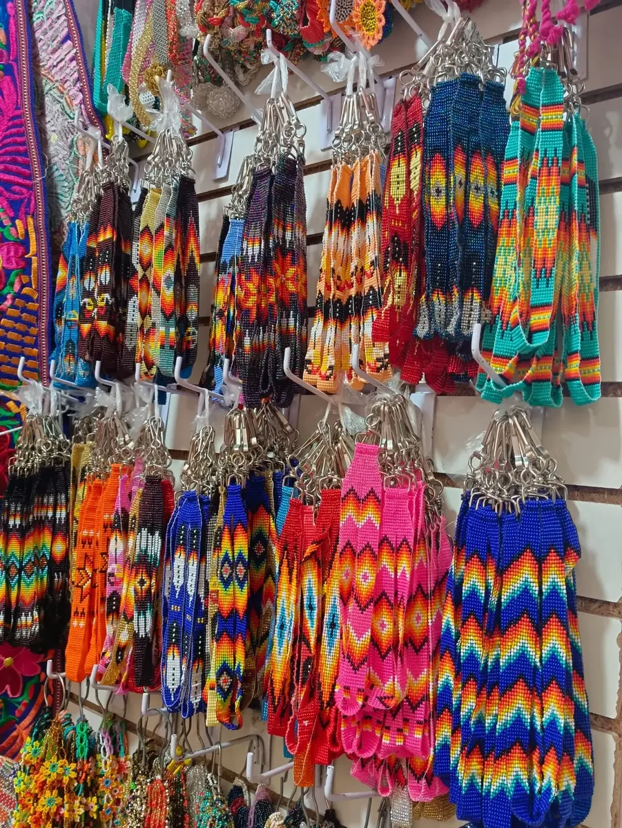 Llavero De Chaquira Huichol Porta Llaves Artesanal - Image 8