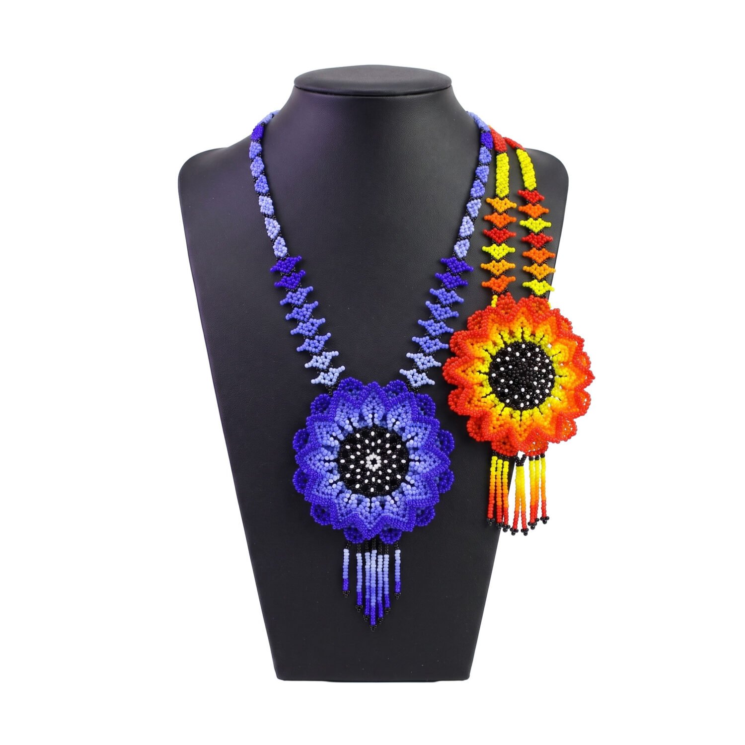 Collar Girasol De Chaquira Estilo Huichol Artesanal - Image 5