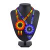 Collar Girasol De Chaquira Estilo Huichol Artesanal