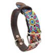 Collar Para Perro Grande De Piel Y Yute Artesanal 50cm