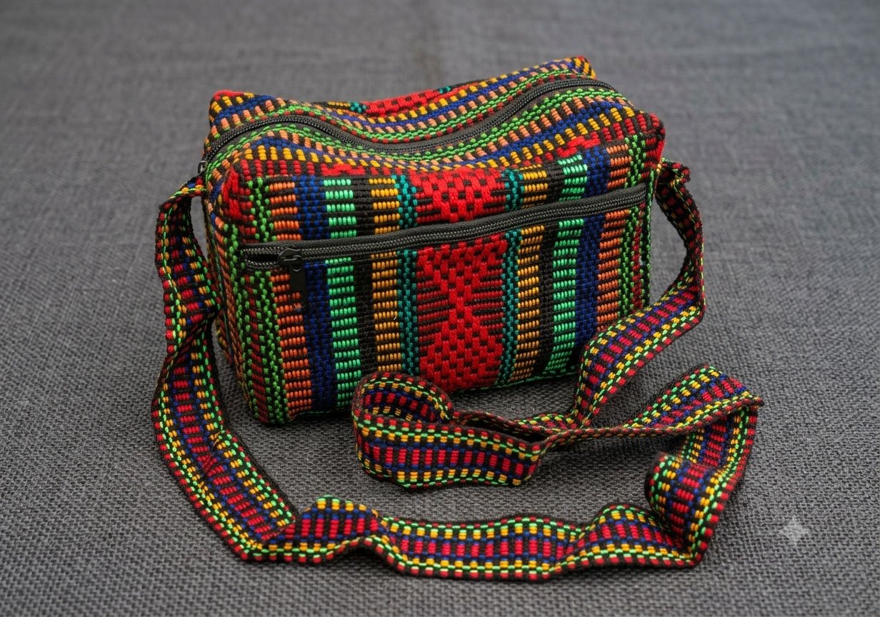 Bolso Crossbody Artesanal Unisex Mariconera - Image 3