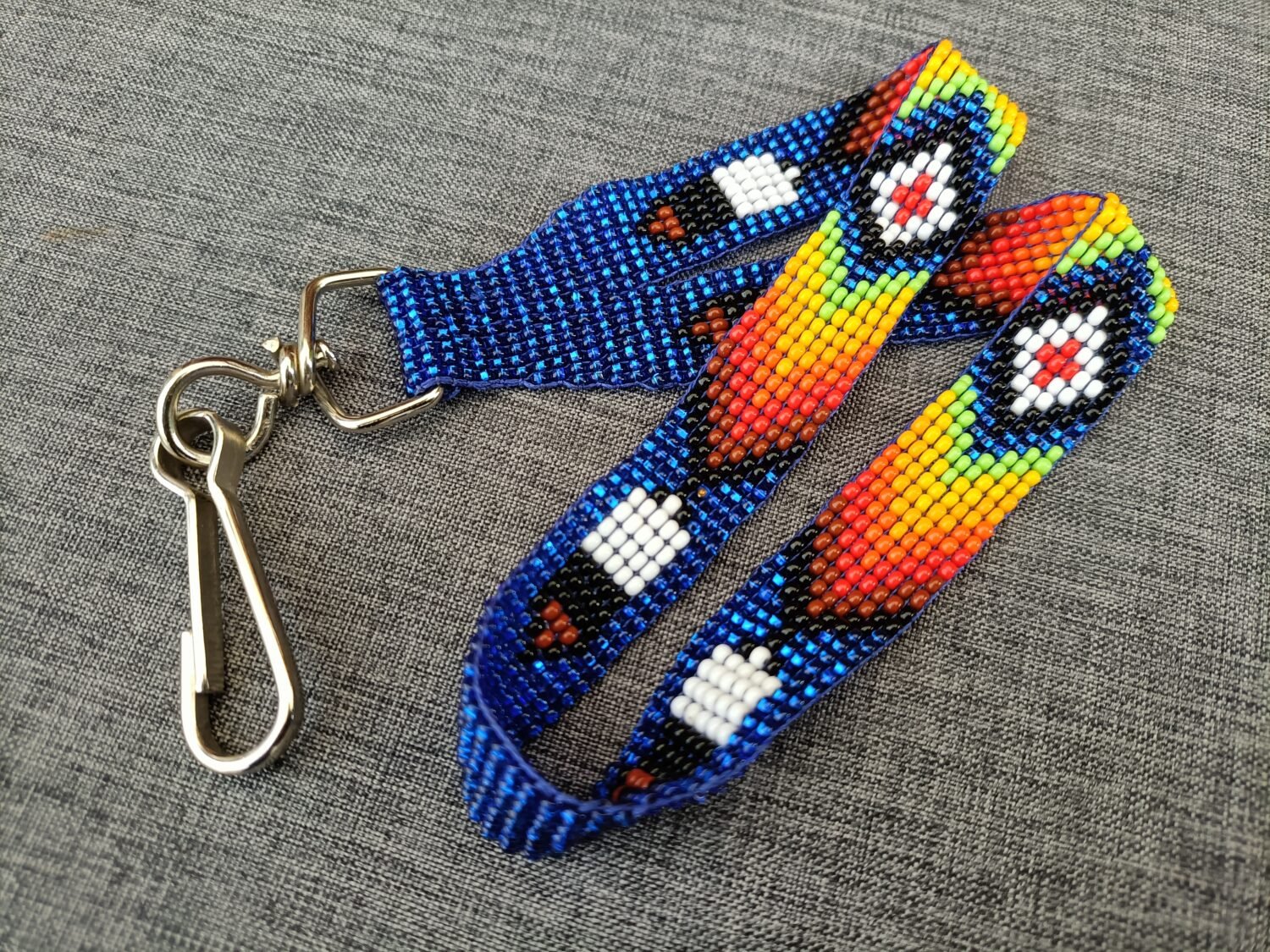 Llavero De Chaquira Huichol Porta Llaves Artesanal - Image 7