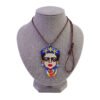 Collar Dije Ajustable Frida Kahlo De Chaquira Huichol