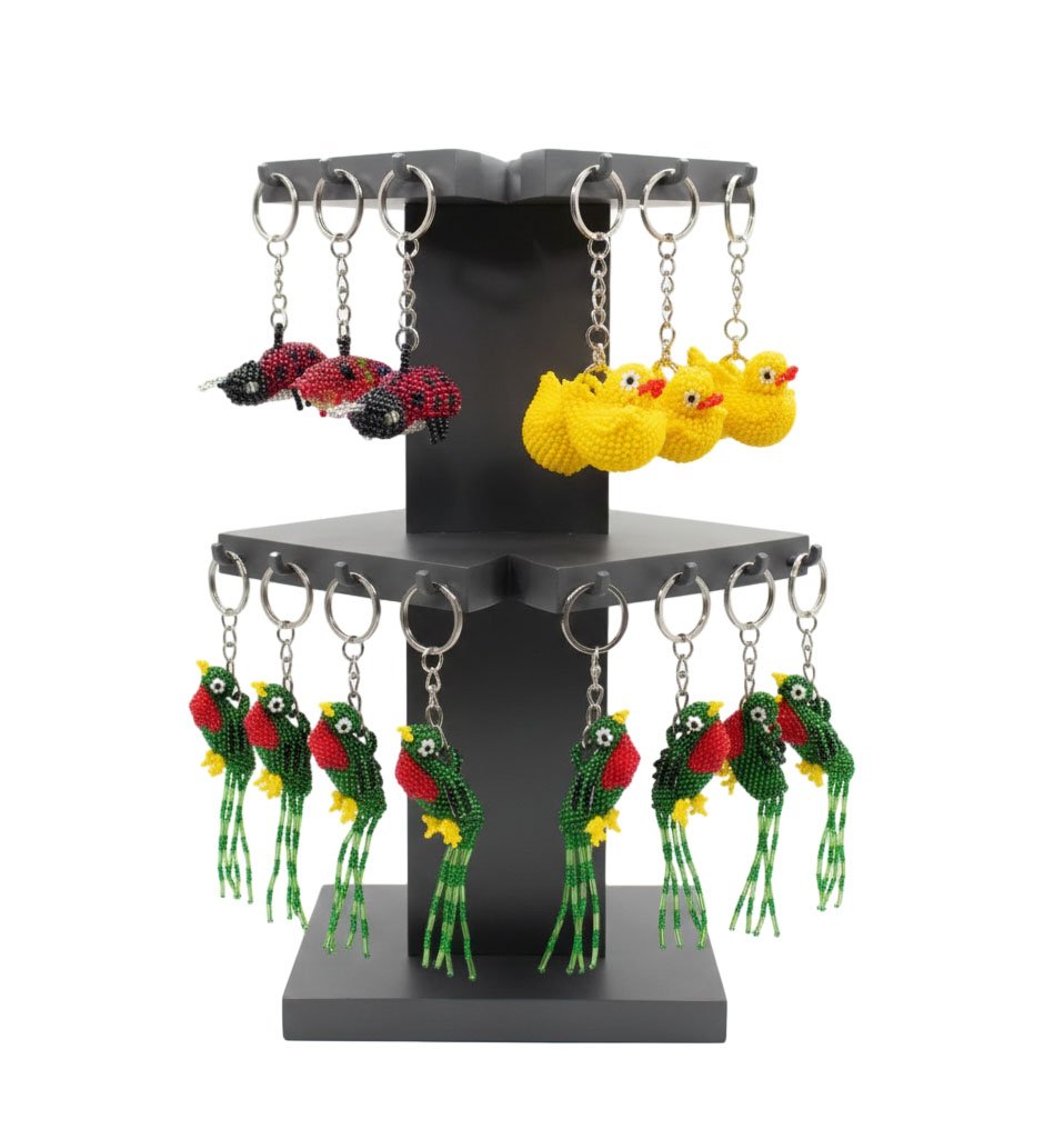 Llaveros De Chaquira Huichol Artesanal