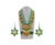 Collar Flecos De Flores Chaquira Collar De Cuentas Huichol