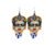 Aretes De Frida Kahlo Chaquira Aretes De Cuentas Huichol