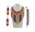 Set Collar Flecos De Moda Chaquira Collar De Cuentas Huichol