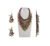 Set Collar De Chaquira Cristal Collar Flecos De Moda