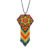 Collar De Estrella Ajustable Con Flecos De Cuentas Huichol
