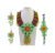 Set Collar De Cuentas Huichol Collar De Flor Artesanal