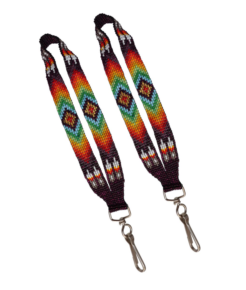 Llavero De Chaquira Artesanal Tejido Huichol Para Llaves